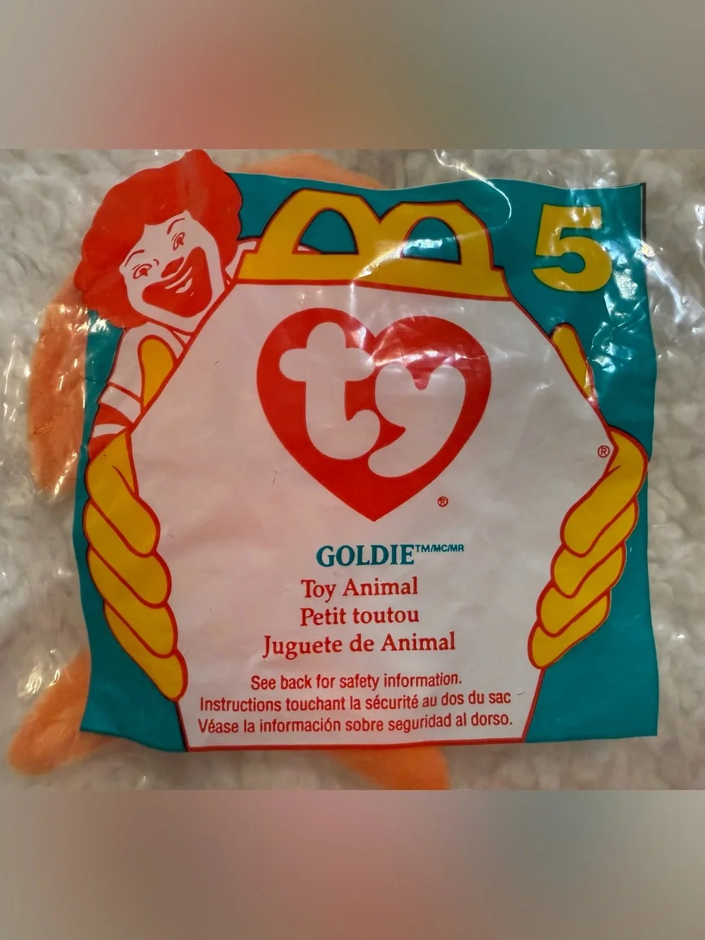 *NWT*  1996 McDonald’s Happy Meal Beanie Babies, complete set of 10.